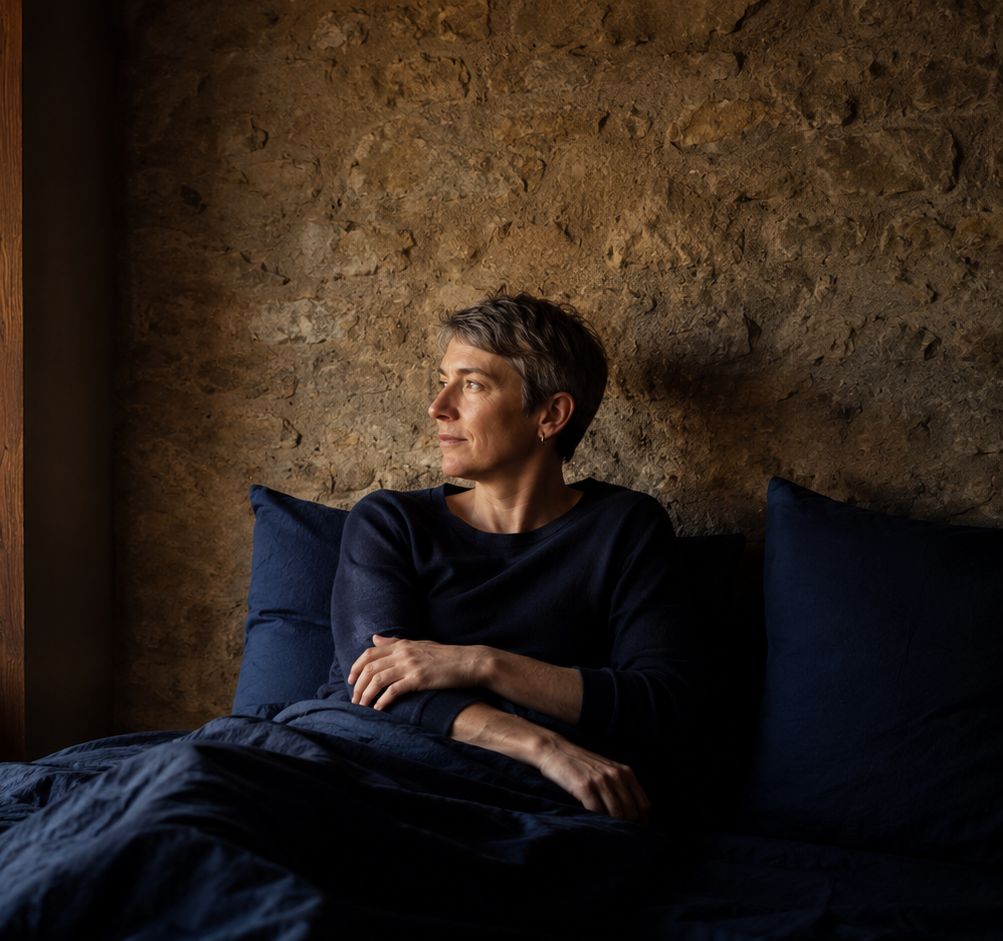 Person experiencing chronic gut discomfort and fatigue