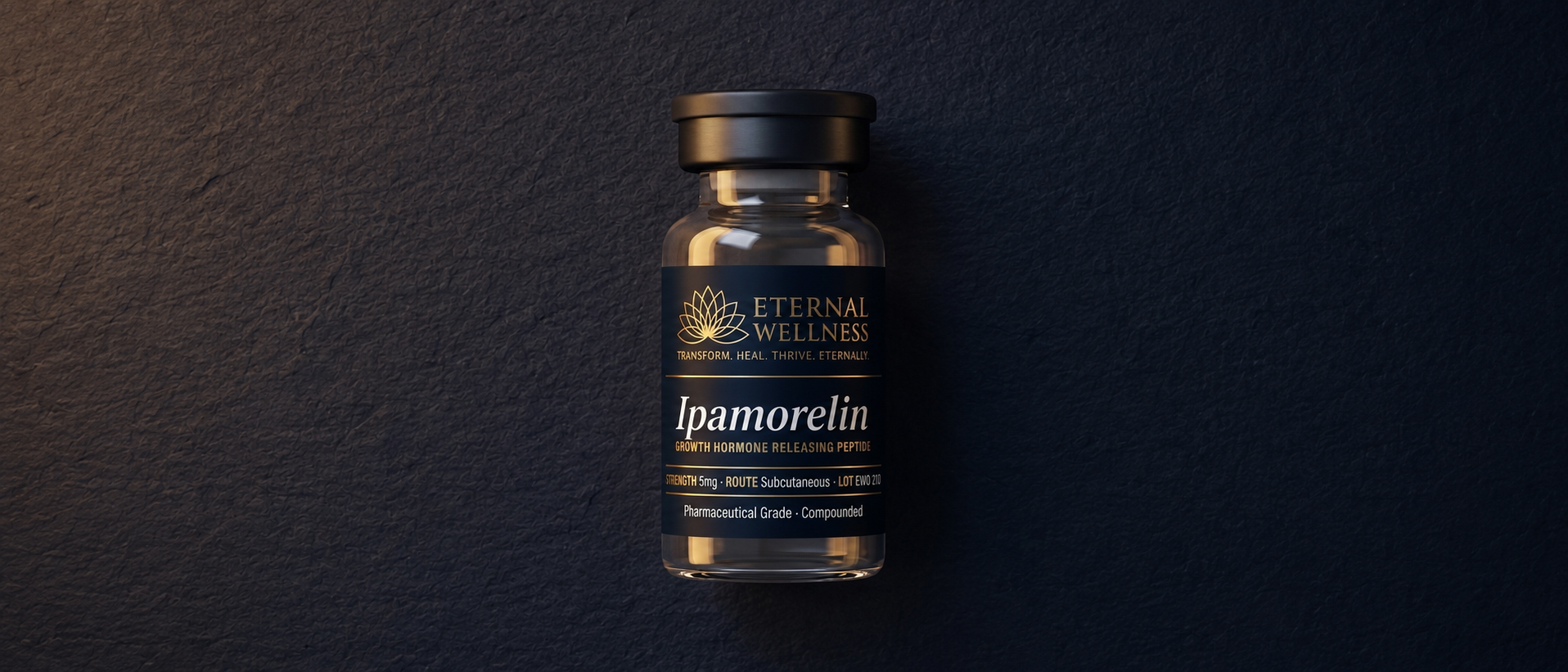Ipamorelin Eternal Wellness vial hero image.